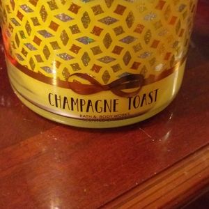 Bath and body champagne toast three wick candle